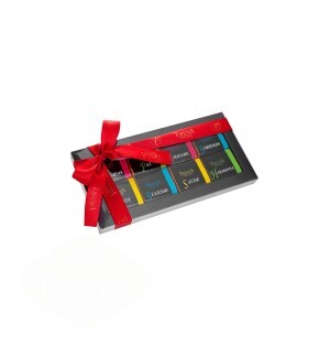 CX TABLETINHOS CHOCOLATE MENSAGENS P/ PRESENTE 112G (8 UNID) - ROSH HASHANÁ