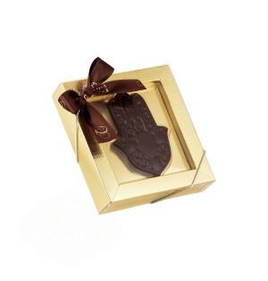 CX CHAMSA(MÃO) DE CHOCOLATE P/ PRESENTE 30 GR - ROSH HASHANÁ