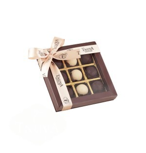 CX TRIO DE CHOCOLATES C/ 9 BOMBONS P/ PRESENTE 150G - ROSH HASHANÁ